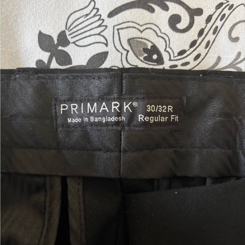 Primark Black Regular Fit Pants